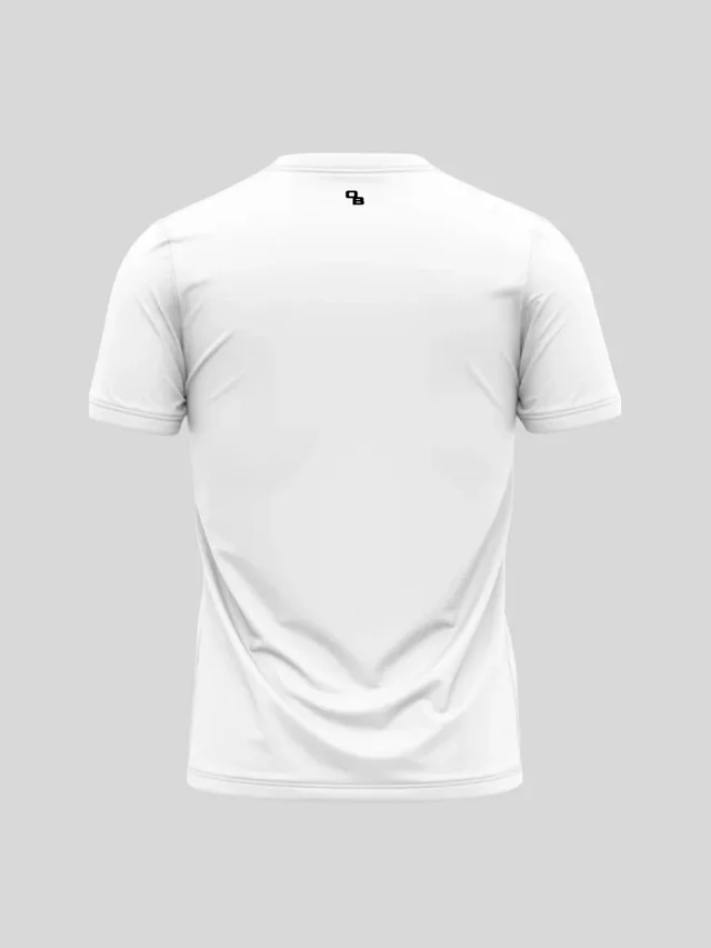 Camisa Dry Fit branco, costas