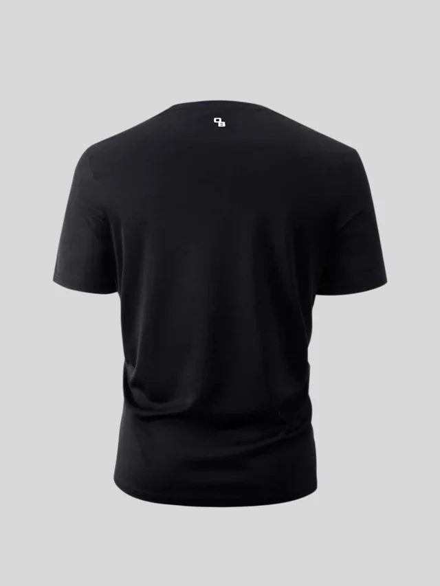 Camisa Dry Fit preto, costas