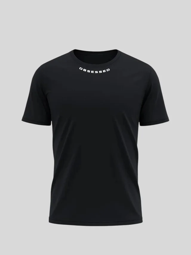 Camisa Dry Fit preto, frente